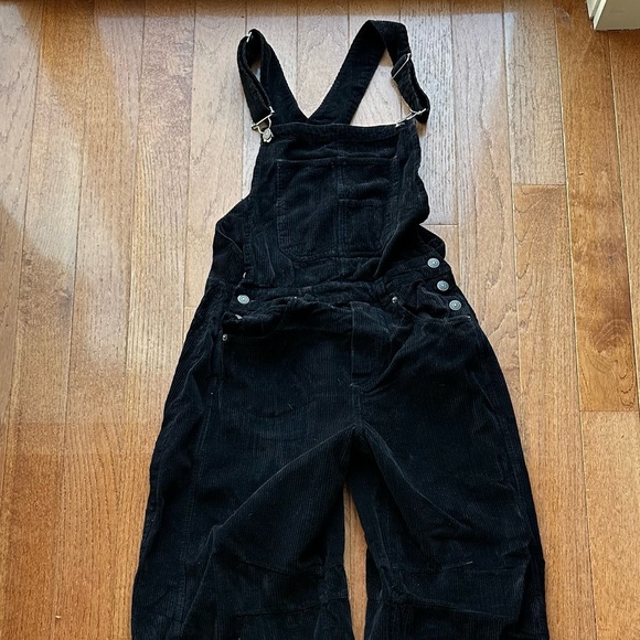 Free People x We The Free Good Luck Cord Overall in Black - Picture 11 of 15